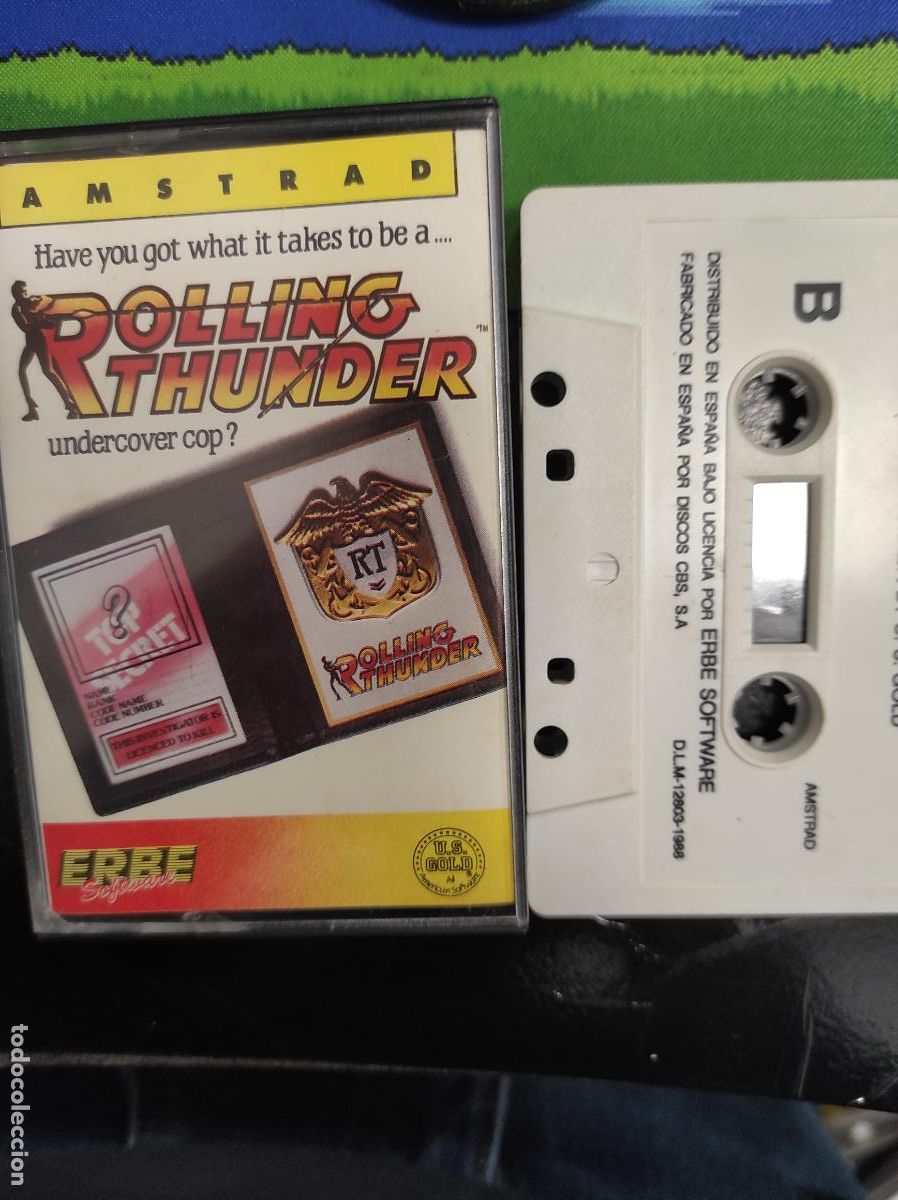 Videojuegos y consolas: Rolling Thunder - Amstrad cpc - Foto 1