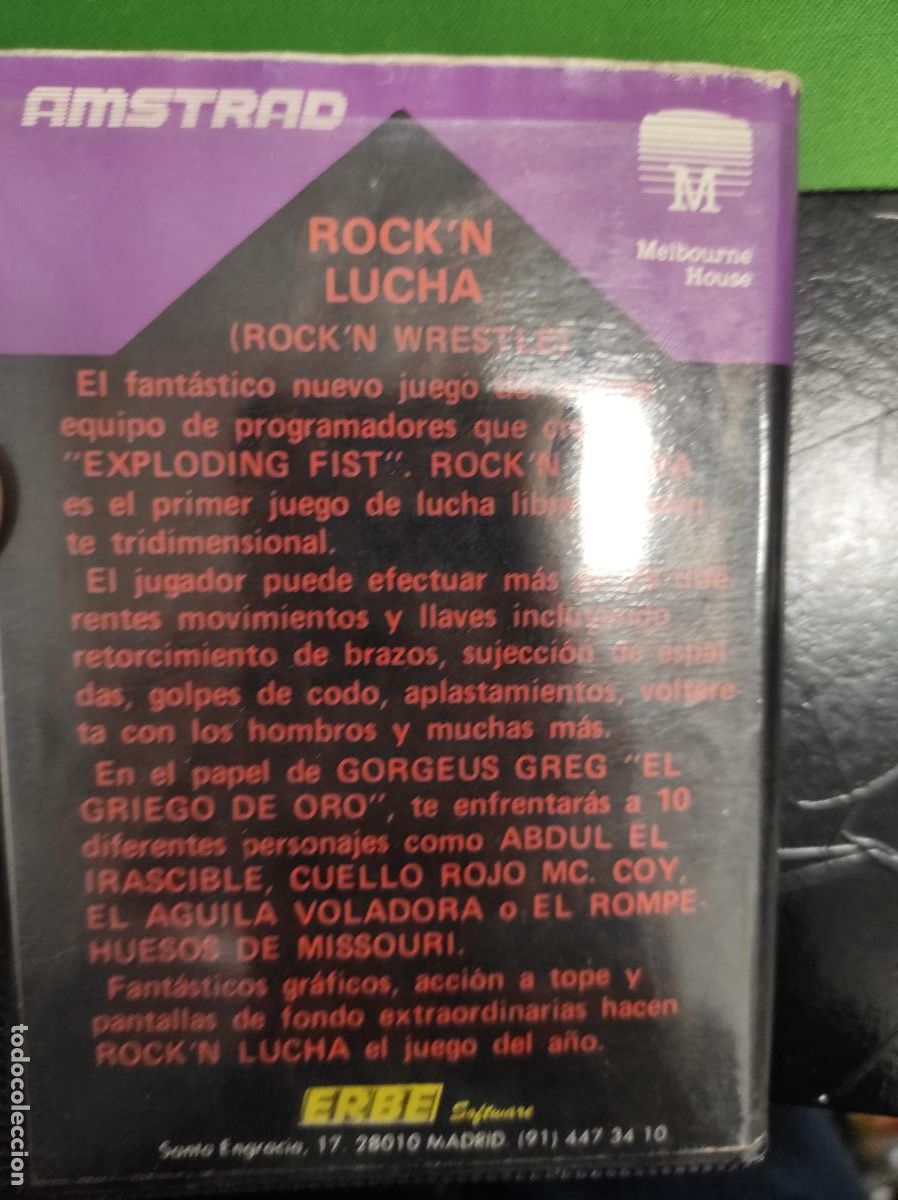 Videojuegos y consolas: Rock N lucha and - Amstrad cpc - Foto 3