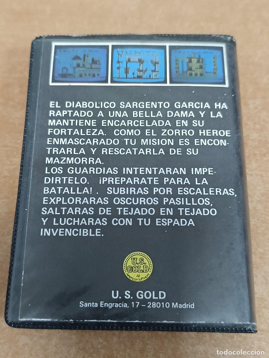 Videojuegos y consolas: ANTIGUO JUEGO AMSTRAD EL ZORRO - Foto 4