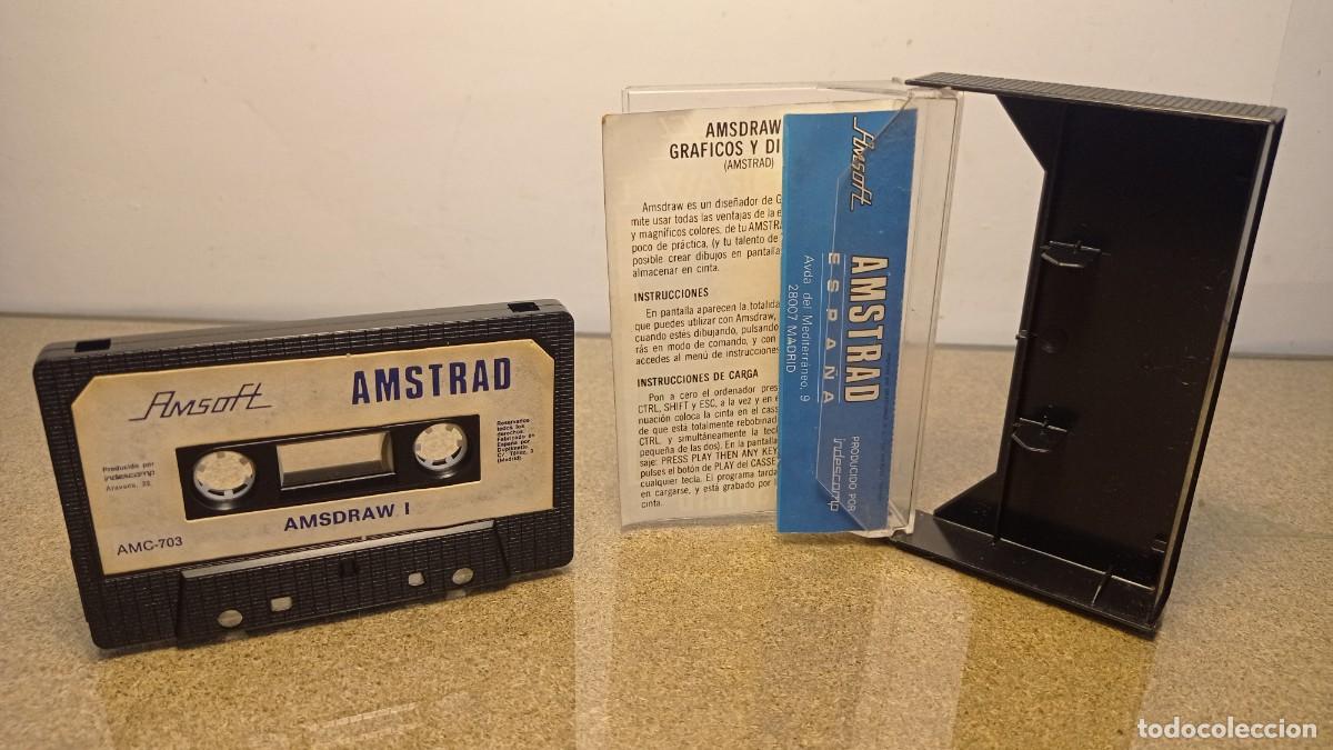 Videojuegos y consolas: Cinta Cassette amsoft amsdraw I Amstrad - Foto 4