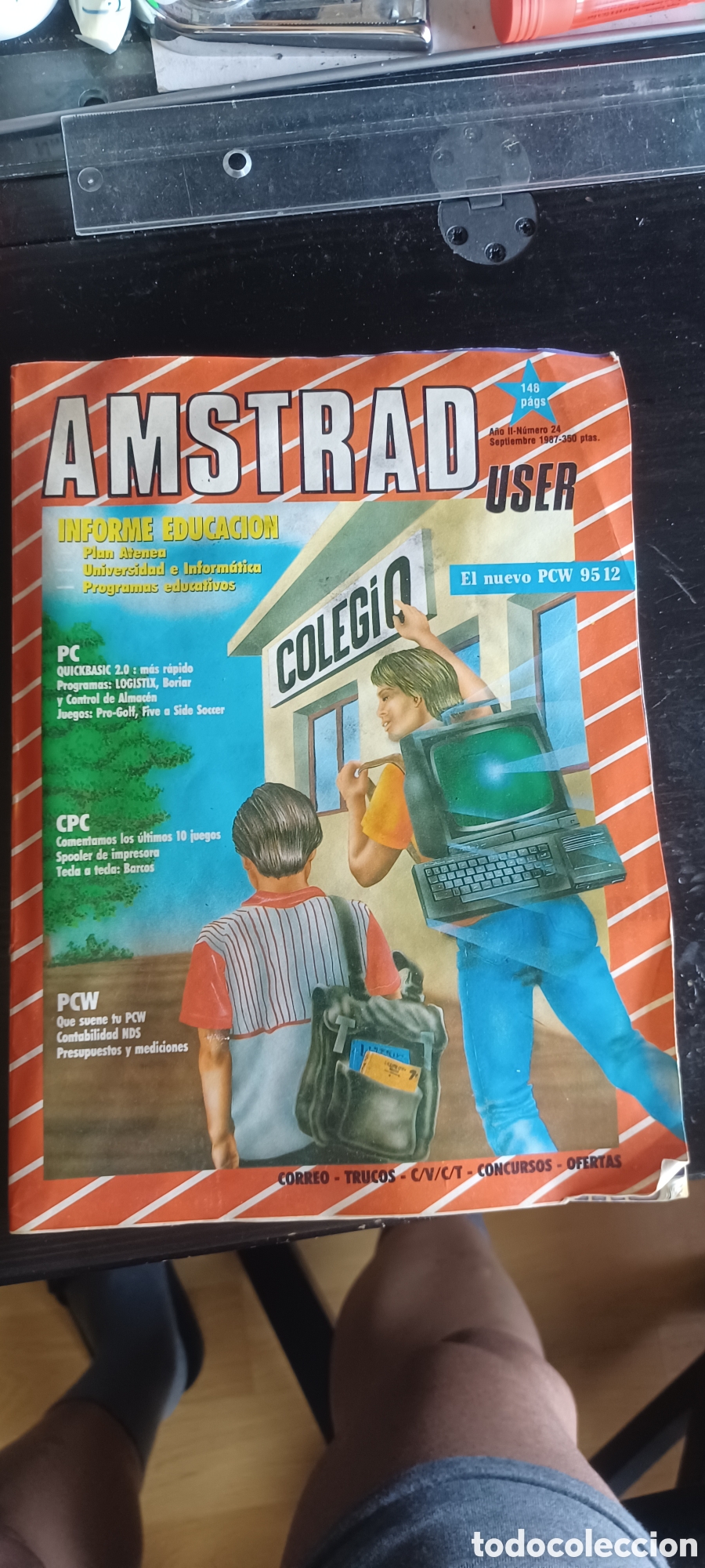 Videojuegos y consolas: Revista Amstrad User sept.1987 Amstrad 464 - Foto 1
