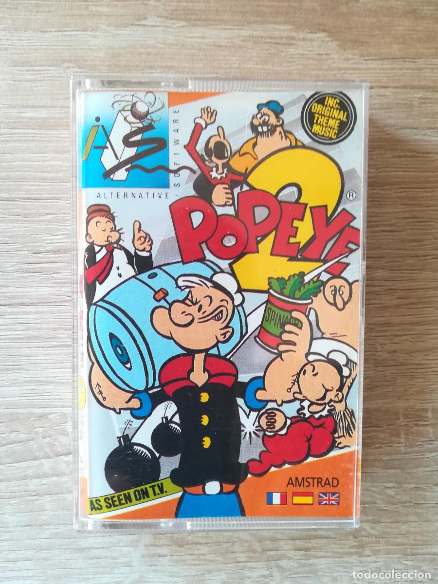 Videojuegos y consolas: POPEYE 2 - AMSTRAD CASSETTE - ALTERNATIVE SOFTWARE LTD. - A&Ntilde;O 1990. - Foto 1