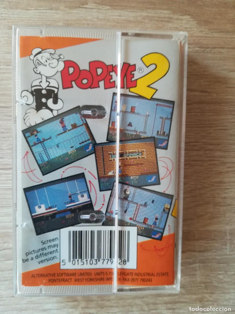 Videojuegos y consolas: POPEYE 2 - AMSTRAD CASSETTE - ALTERNATIVE SOFTWARE LTD. - A&Ntilde;O 1990. - Foto 4