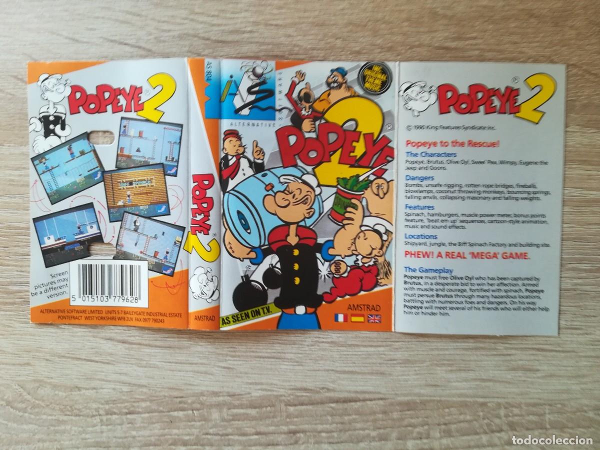 Videojuegos y consolas: POPEYE 2 - AMSTRAD CASSETTE - ALTERNATIVE SOFTWARE LTD. - A&Ntilde;O 1990. - Foto 7
