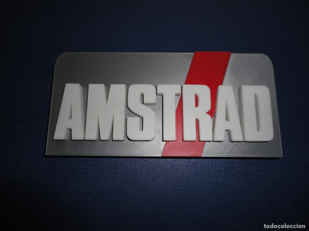 Videojuegos y consolas: Logotipo de pl&aacute;stico 3D Amstrad - CAJ 11 - Foto 4