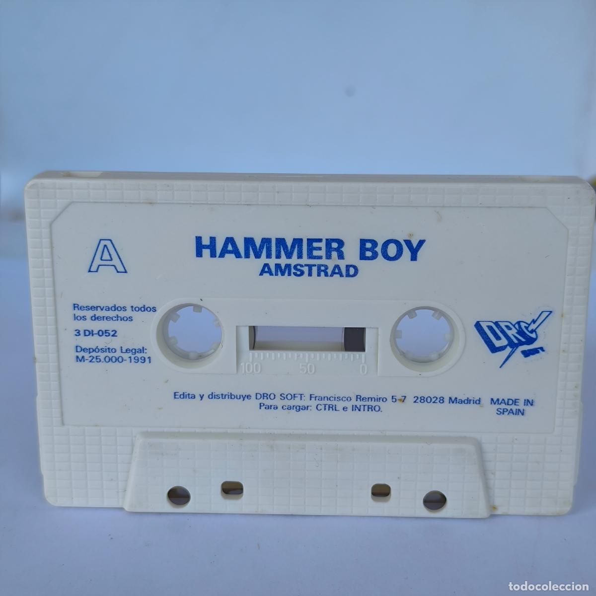 Videojuegos y consolas: Hammer boy / Amstrad solo casete - Foto 1