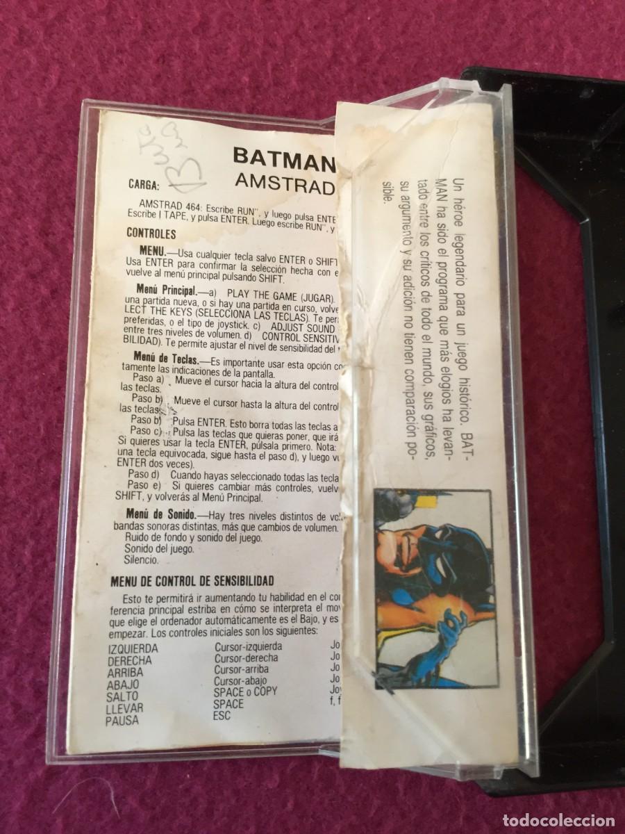 Videojuegos y consolas: AMSTRAD JUEGO DE BATMAN BAT MAN ERBE VERSION ESPA&Ntilde;OLA FUNCIONANDO - Foto 6