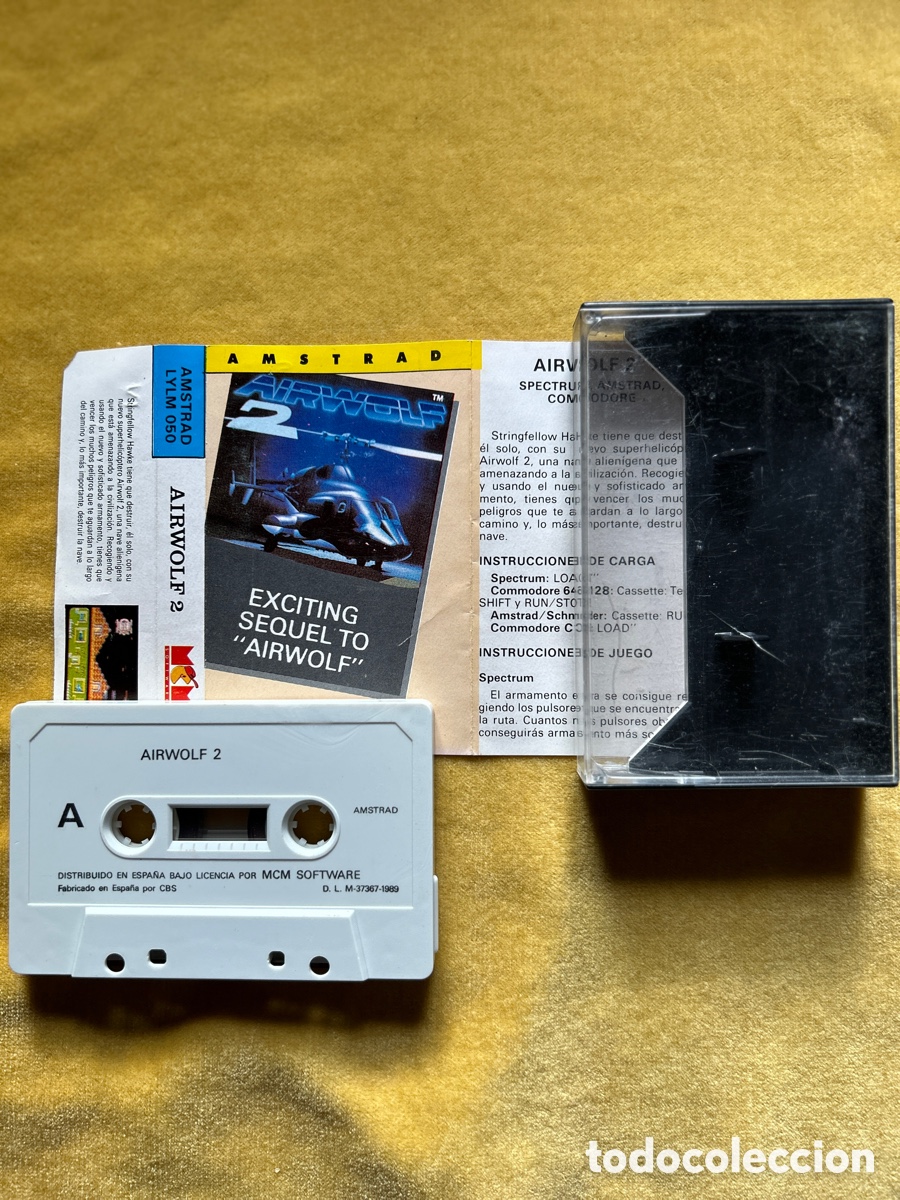 Videojuegos y consolas: Pack Amstrad Typhoon/ Airwolf 2 - Foto 4