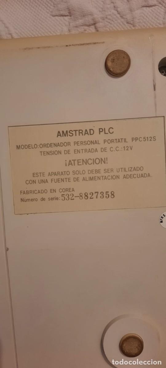 Videojuegos y consolas: Amstrad port&aacute;til PPC512 - Foto 4