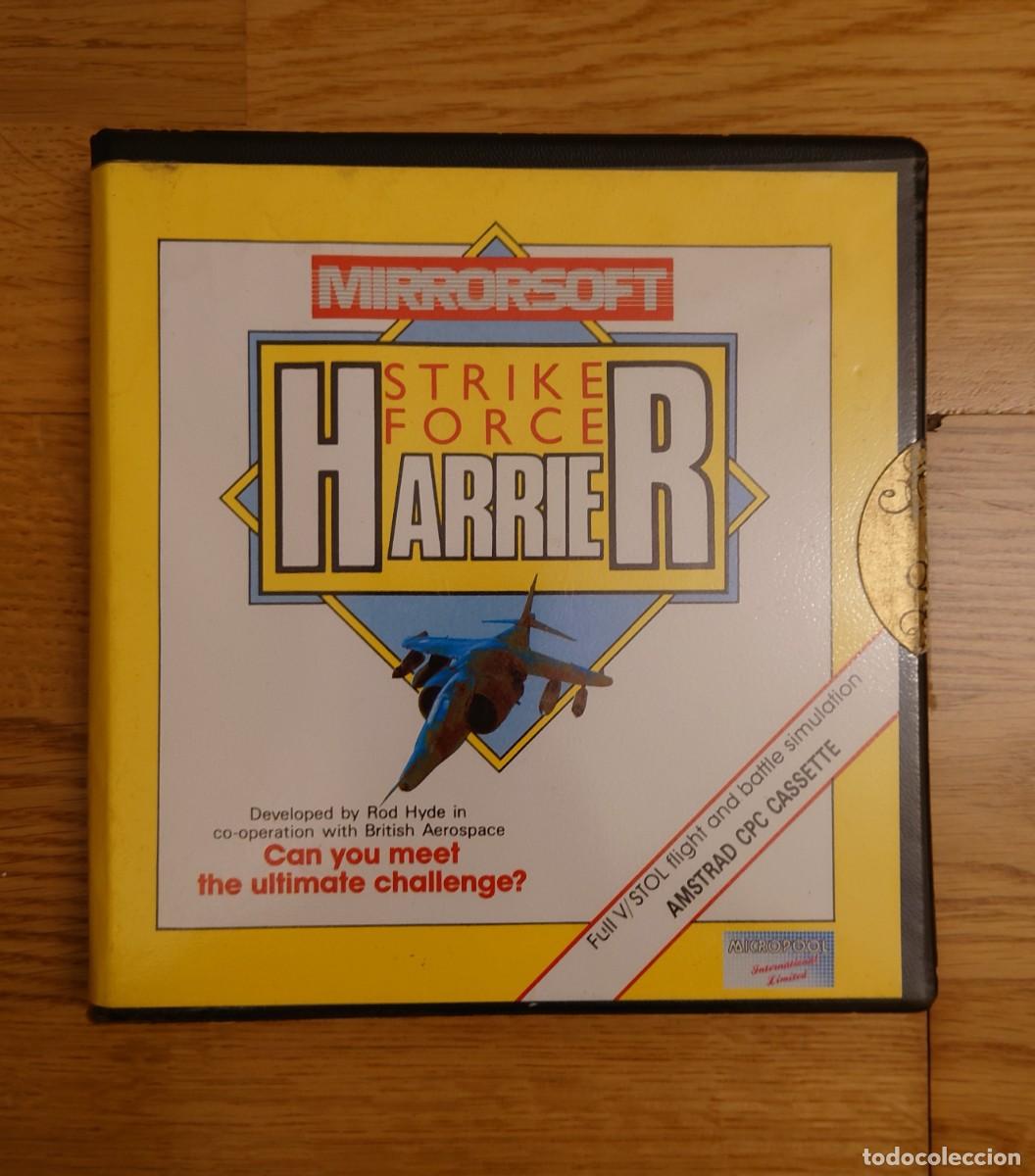 Videojuegos y consolas: Juego Amstrad CPC Strike Force Harrier (Cinta) - Foto 1