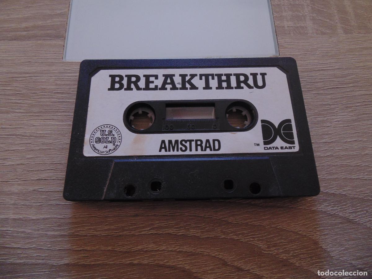 Videojuegos y consolas: Juego Amstrad. Breakthru. Data East / Us Gold. - Foto 1