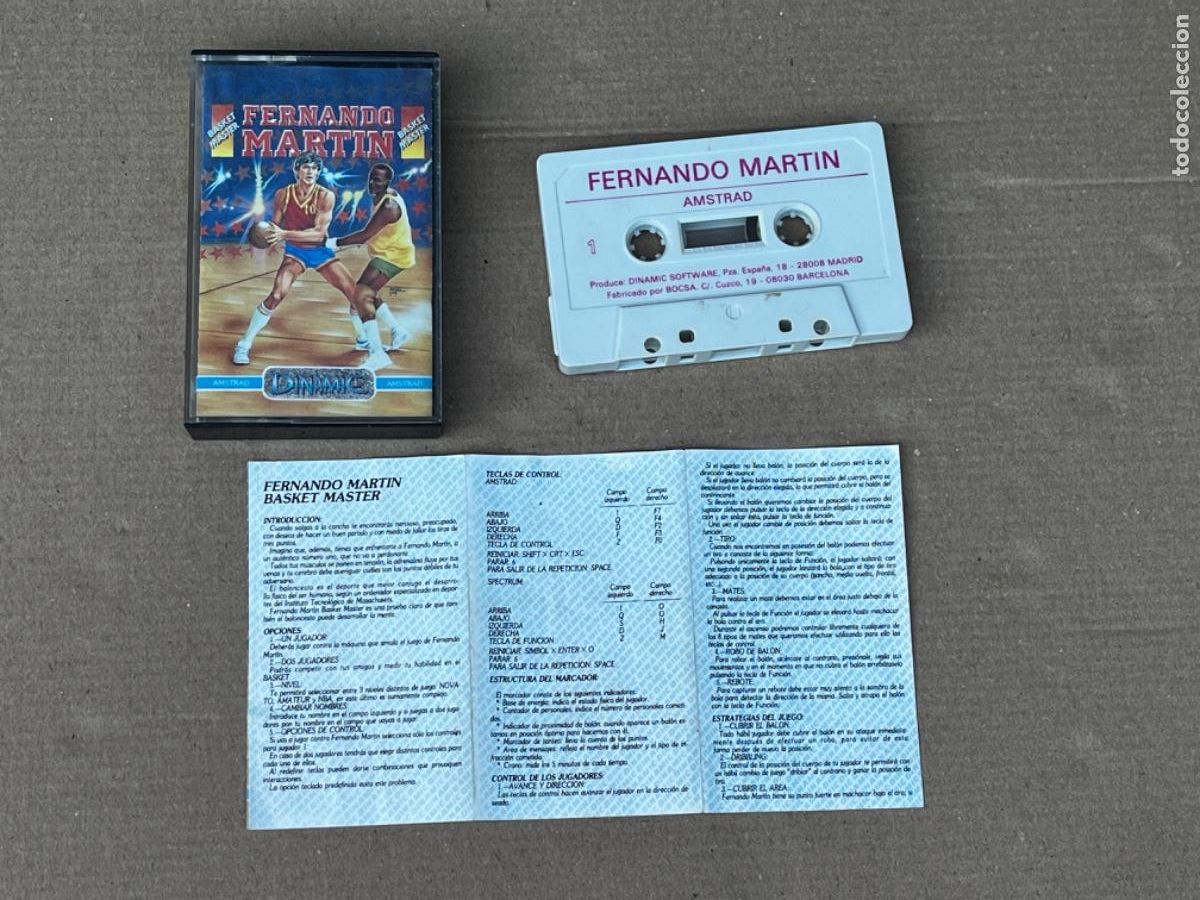 Videojuegos y consolas: JUEGO AMSTRAD FERNANDO MARTIN - Foto 1