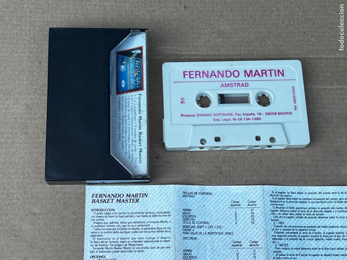 Videojuegos y consolas: JUEGO AMSTRAD FERNANDO MARTIN - Foto 2