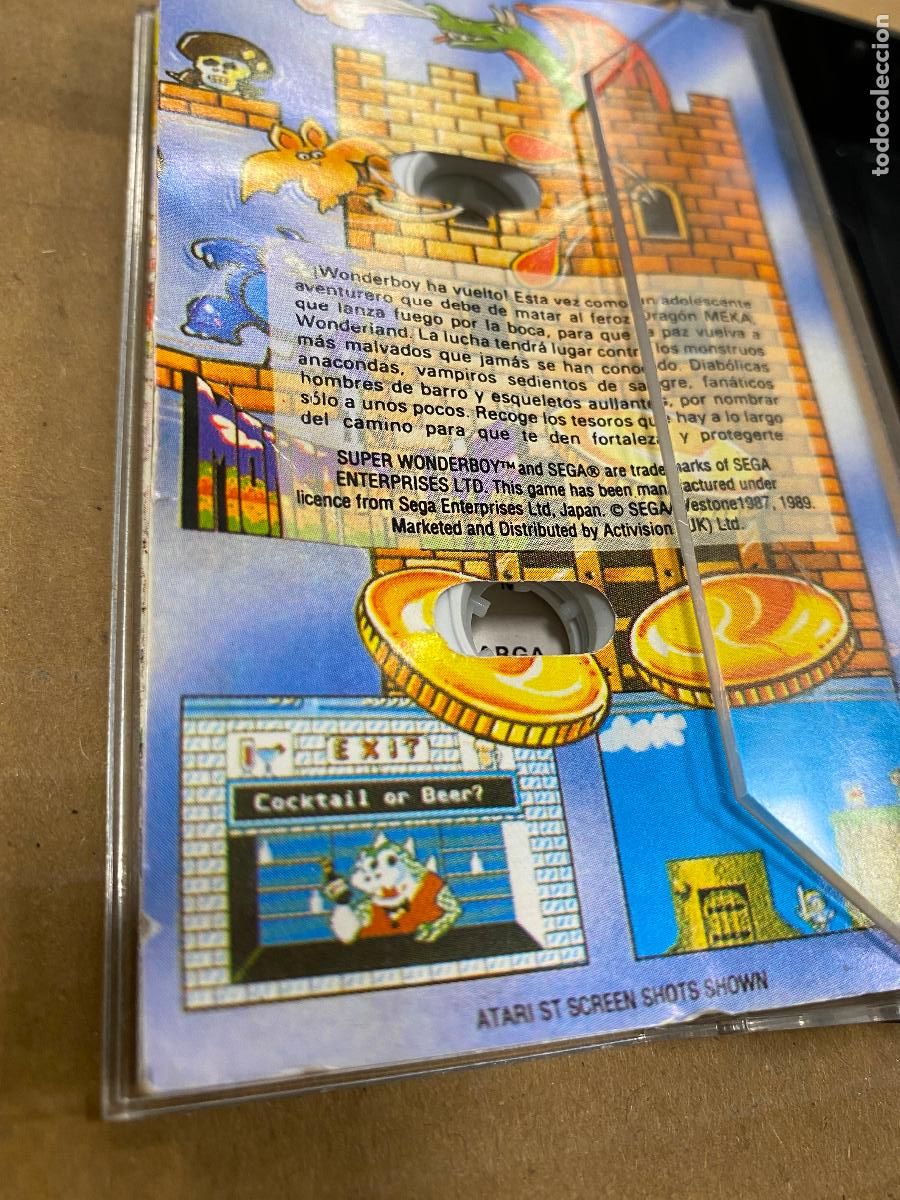 Videojuegos y consolas: SUPER WONDER BOY AMSTRAD ACTIVISION SEGA - Foto 4