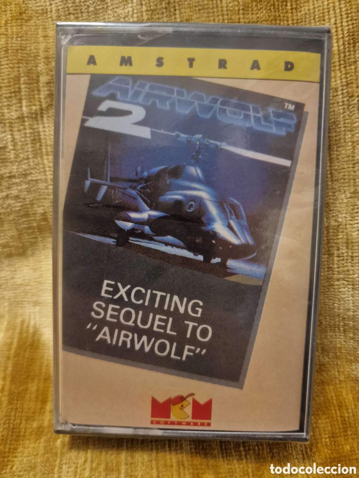 Videojuegos y consolas: Airwolf 2 de MCM para Amstrad precintado - Foto 1