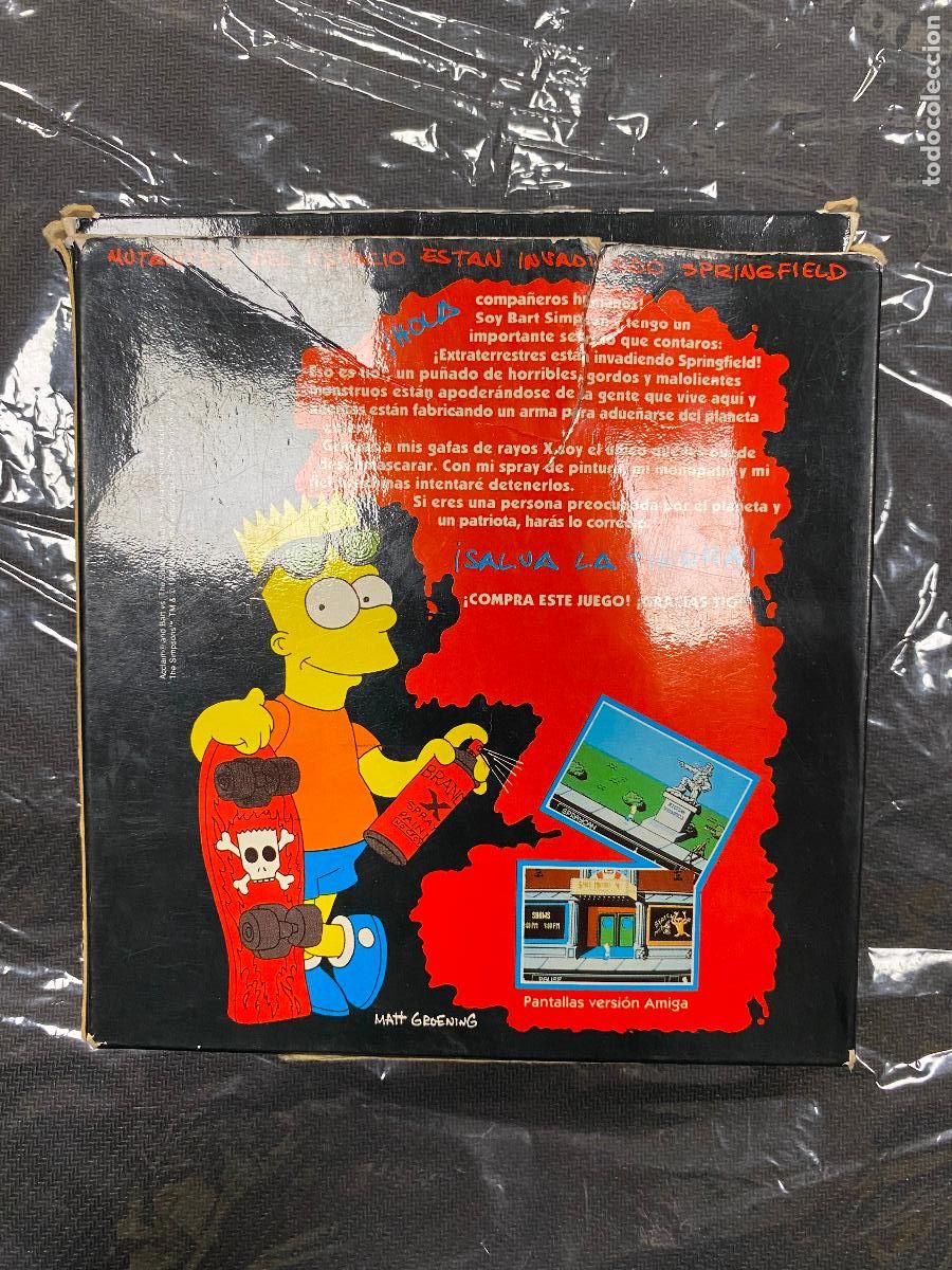Videojuegos y consolas: THE SIMPSONS SPACE MUTANTS / AMSTRAD CPC 464 CINTA - Foto 12