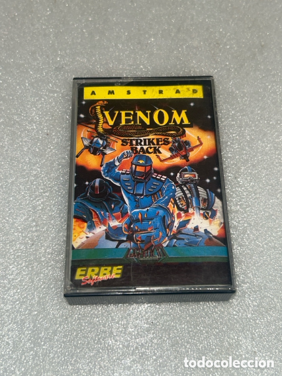 Videojuegos y consolas: JUEGO CINTA AMSTRAD VENOM STRIKES BACK ERBE - Foto 1