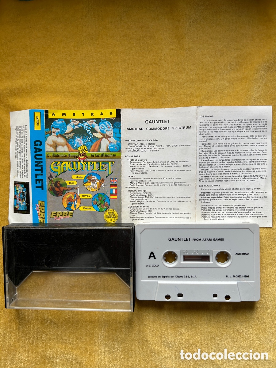 Videojuegos y consolas: Pack Amstrad Gauntlet/ Xevious - Foto 4