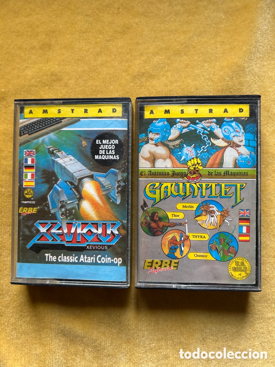 Videojuegos y consolas: Pack Amstrad Gauntlet/ Xevious - Foto 1