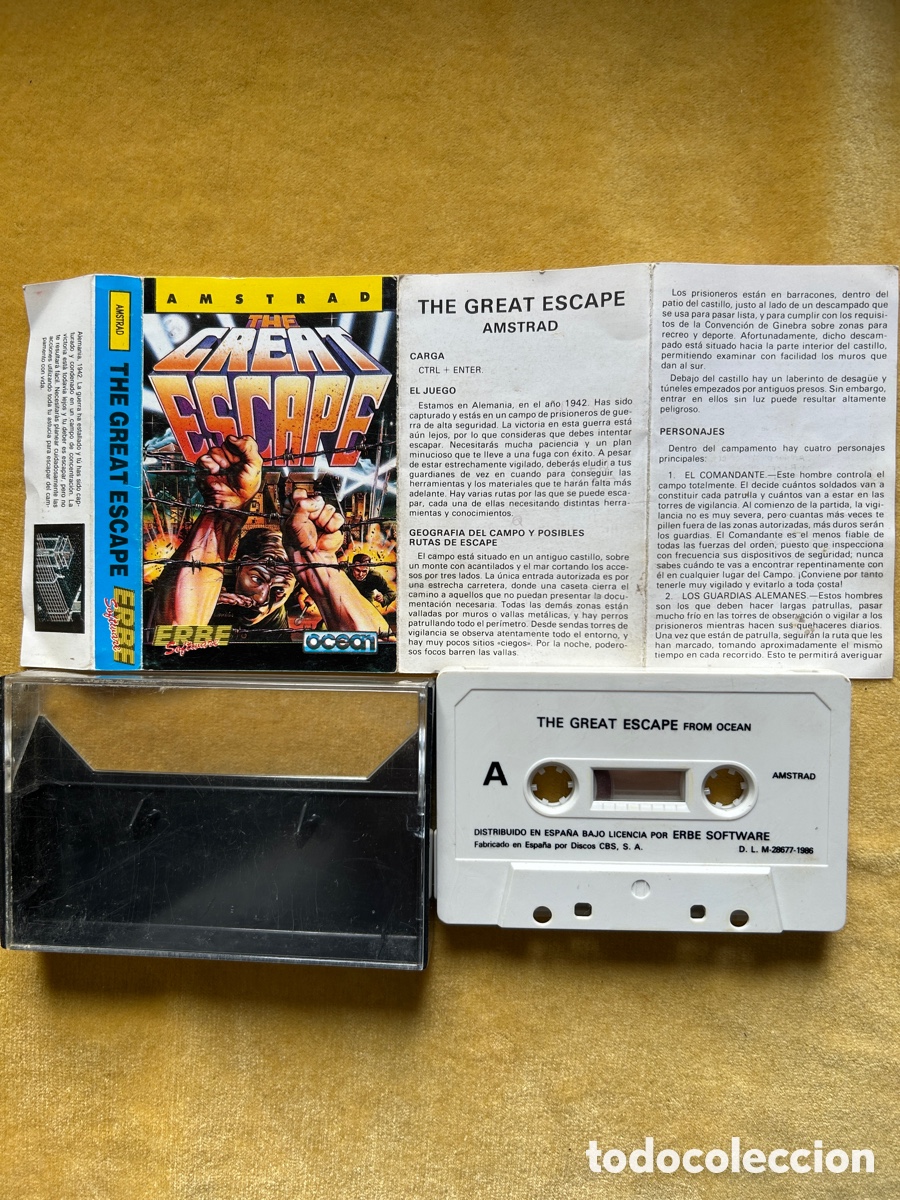 Videojuegos y consolas: Pack Amstrad Batman/ The great escape - Foto 3