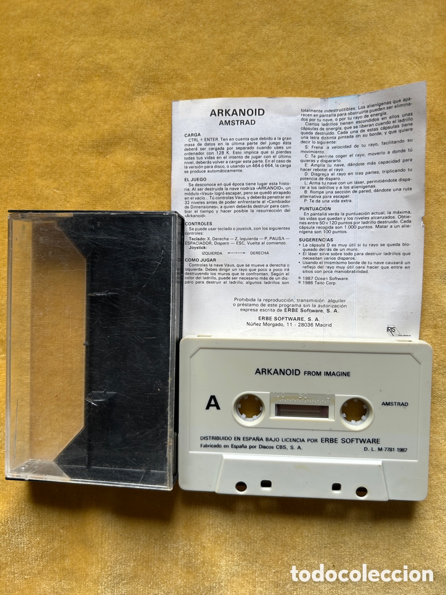 Videojuegos y consolas: Pack Amstrad F. Mart&iacute;n/ Arkanoid - Foto 4