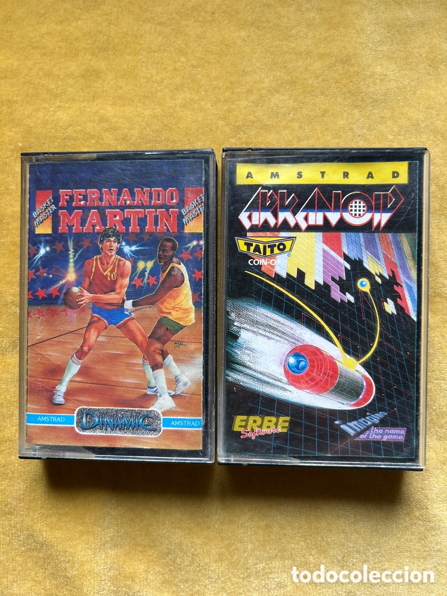 Videojuegos y consolas: Pack Amstrad F. Mart&iacute;n/ Arkanoid - Foto 1