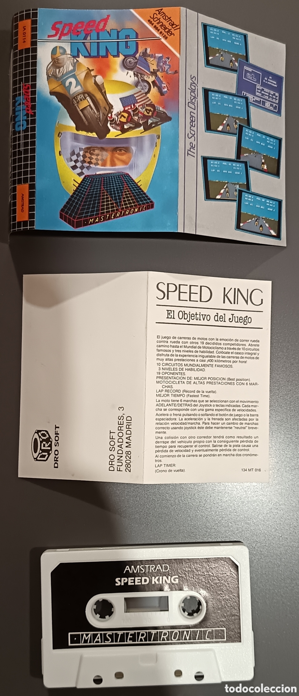 Videojuegos y consolas: Juego Speed King Amstrad CPC 464 - Foto 4