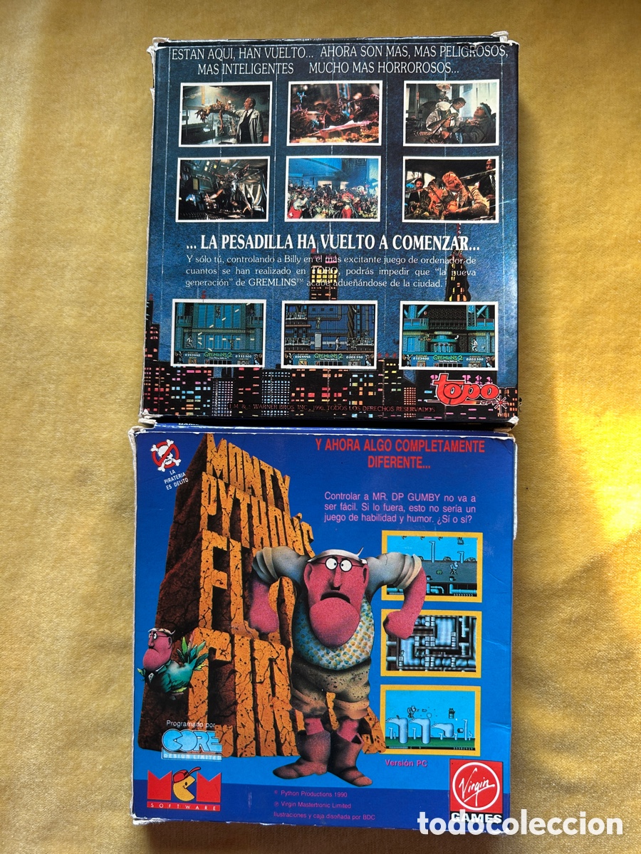 Videojuegos y consolas: Pack Amstrad Gremlins2/ Monty Python - Foto 2