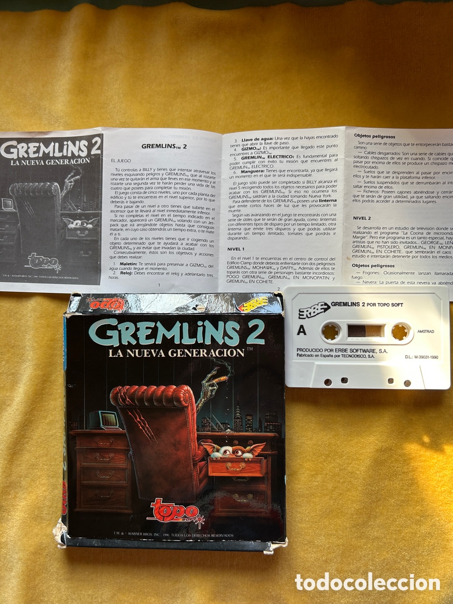 Videojuegos y consolas: Pack Amstrad Gremlins2/ Monty Python - Foto 3