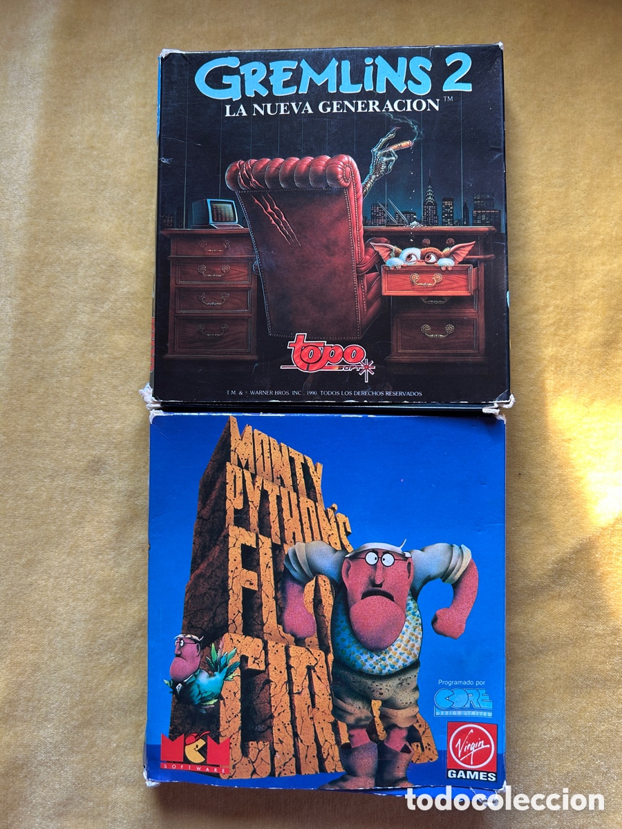 Videojuegos y consolas: Pack Amstrad Gremlins2/ Monty Python - Foto 1