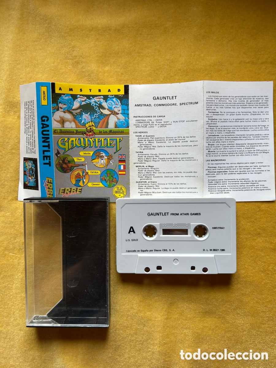Videojuegos y consolas: Pack Amstrad Arkanoid/ Gauntlet - Foto 4