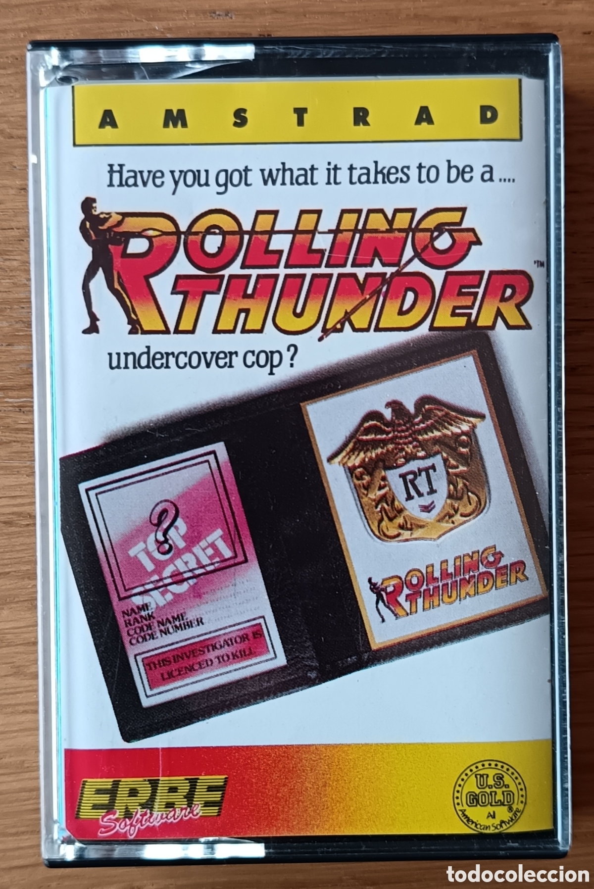 Videojuegos y consolas: Juego Rolling Thunder Amstrad CPC 464 - Foto 1