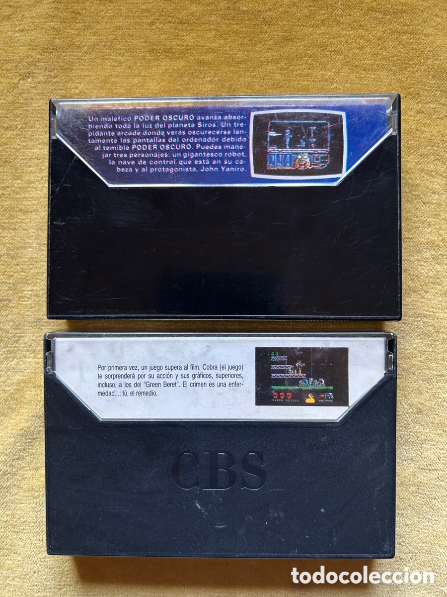 Videojuegos y consolas: Pack Amstrad El poder oscuro/ Cobra - Foto 2