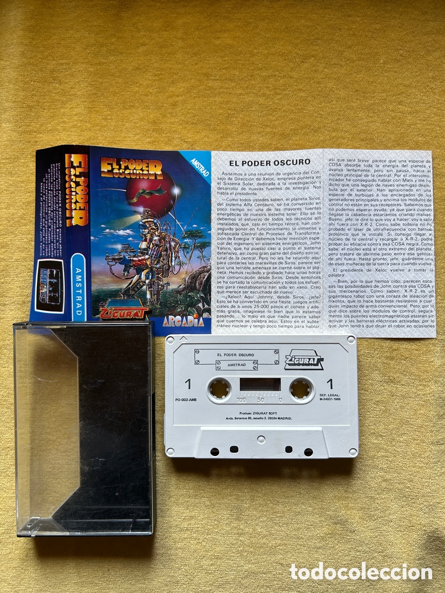 Videojuegos y consolas: Pack Amstrad El poder oscuro/ Cobra - Foto 3