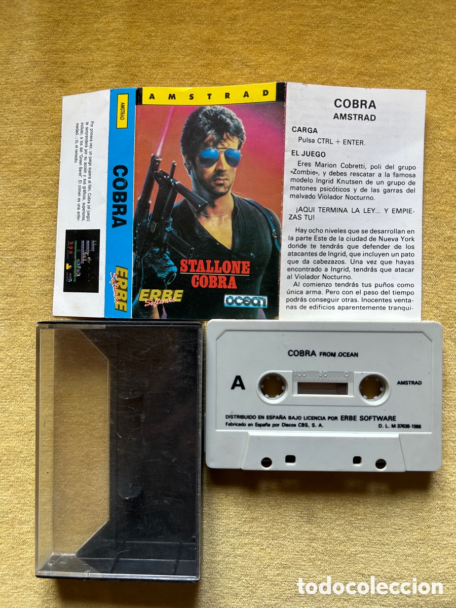 Videojuegos y consolas: Pack Amstrad El poder oscuro/ Cobra - Foto 4