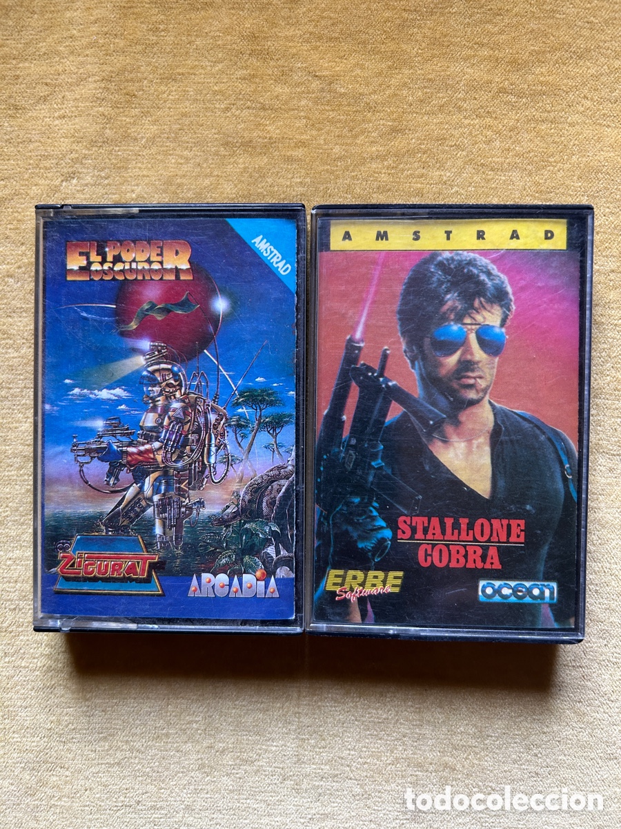 Videojuegos y consolas: Pack Amstrad El poder oscuro/ Cobra - Foto 1