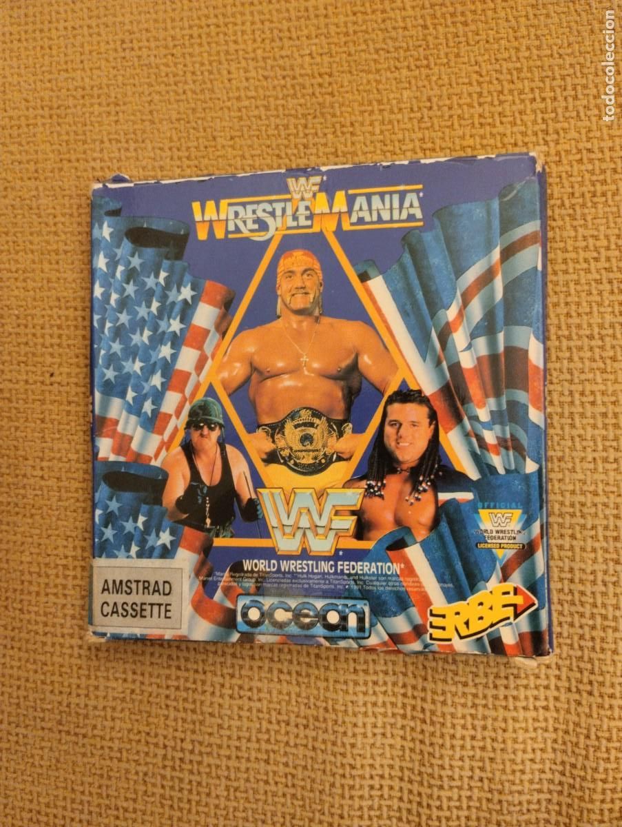 Videojuegos y consolas: Juego WrestleMania Amstrad - Foto 3