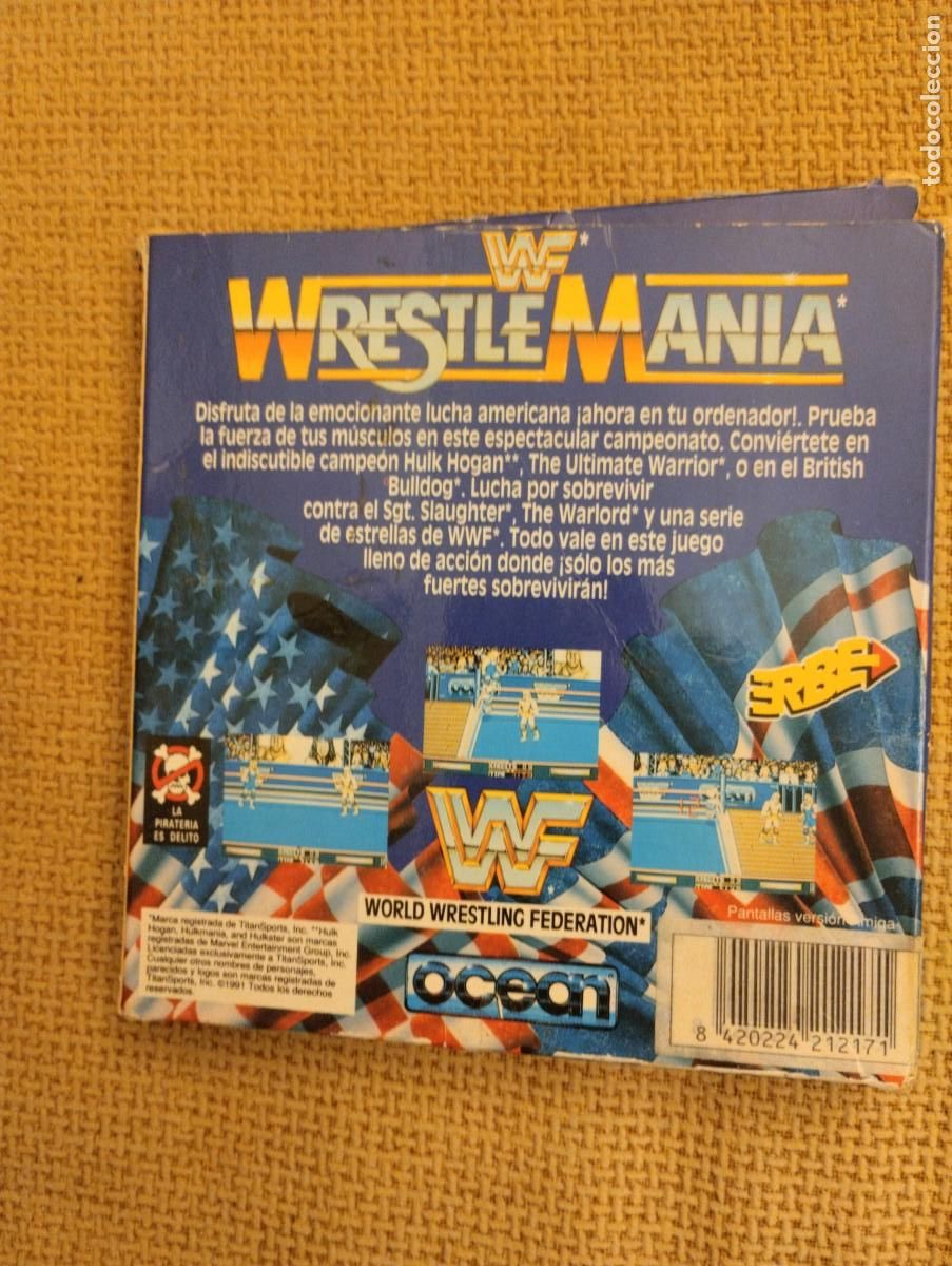 Videojuegos y consolas: Juego WrestleMania Amstrad - Foto 4