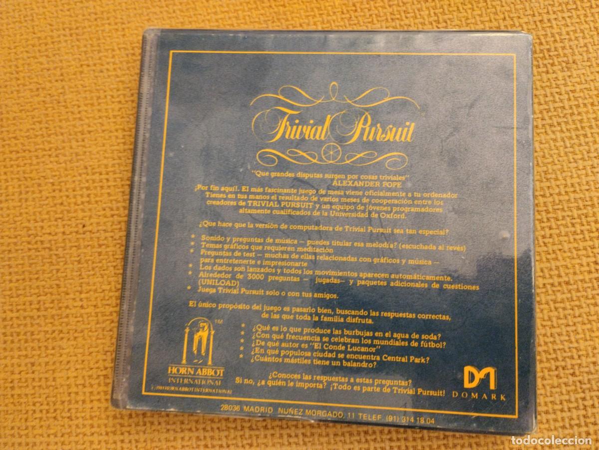 Videojuegos y consolas: Juego Amstrad Trivial Pursuit - Foto 4