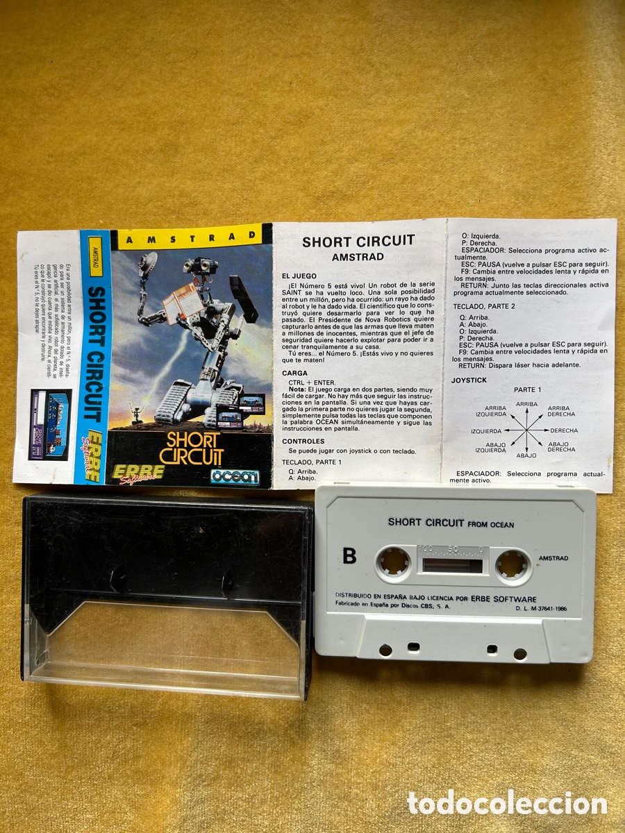 Videojuegos y consolas: Pack Amstrad Cortocircuito/ Winter Games - Foto 3