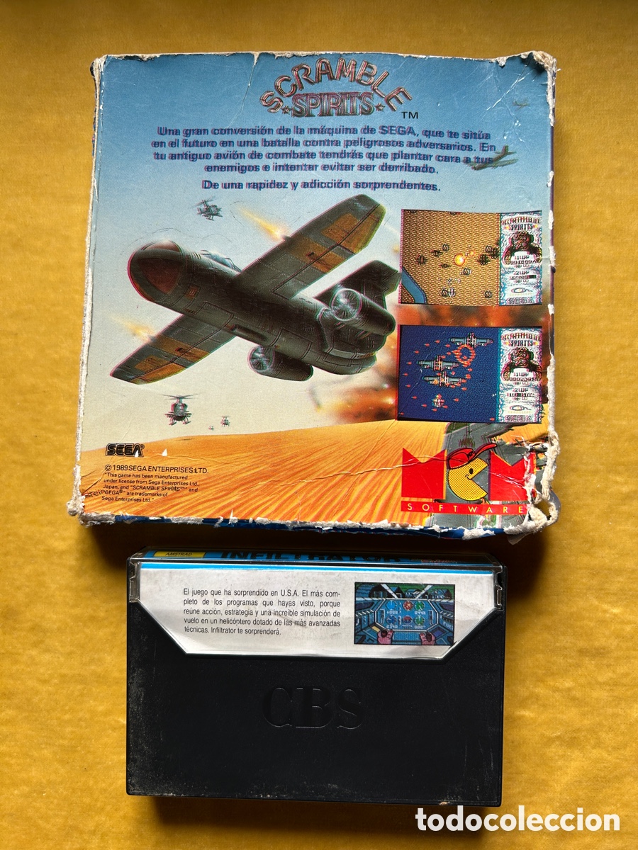 Videojuegos y consolas: Pack Amstrad Scramble Spirits/ Infiltrator - Foto 2