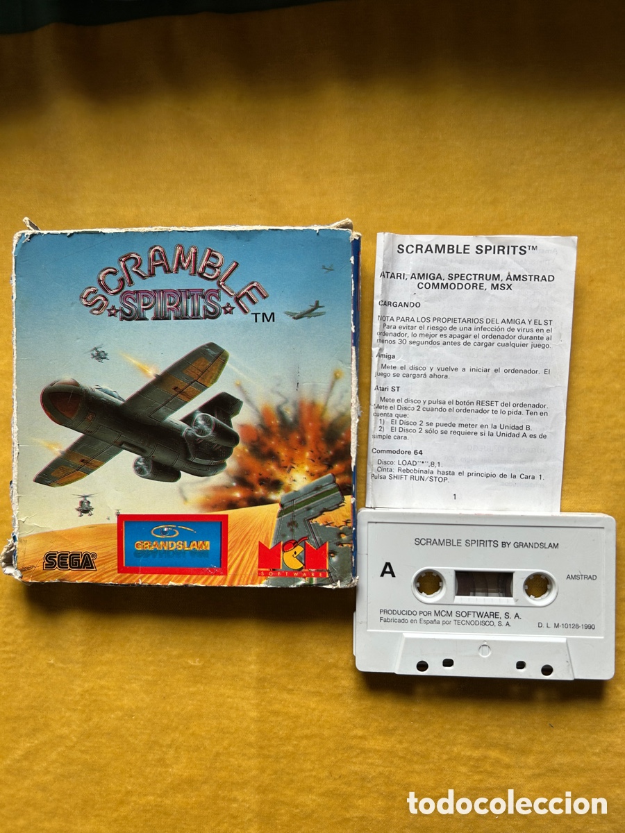 Videojuegos y consolas: Pack Amstrad Scramble Spirits/ Infiltrator - Foto 3