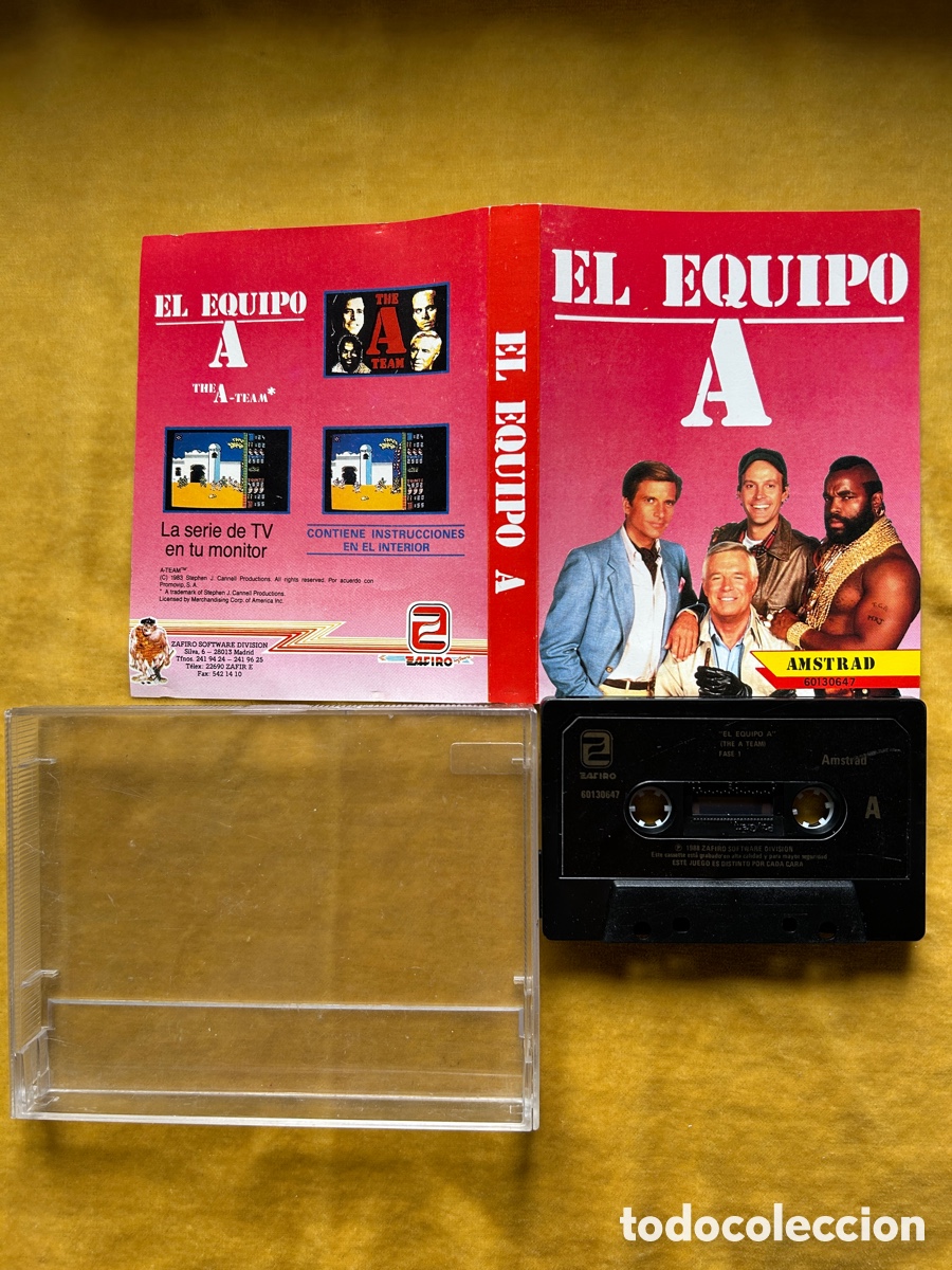 Videojuegos y consolas: Pack Amstrad Equipo A/ Drazen Petrovic - Foto 3