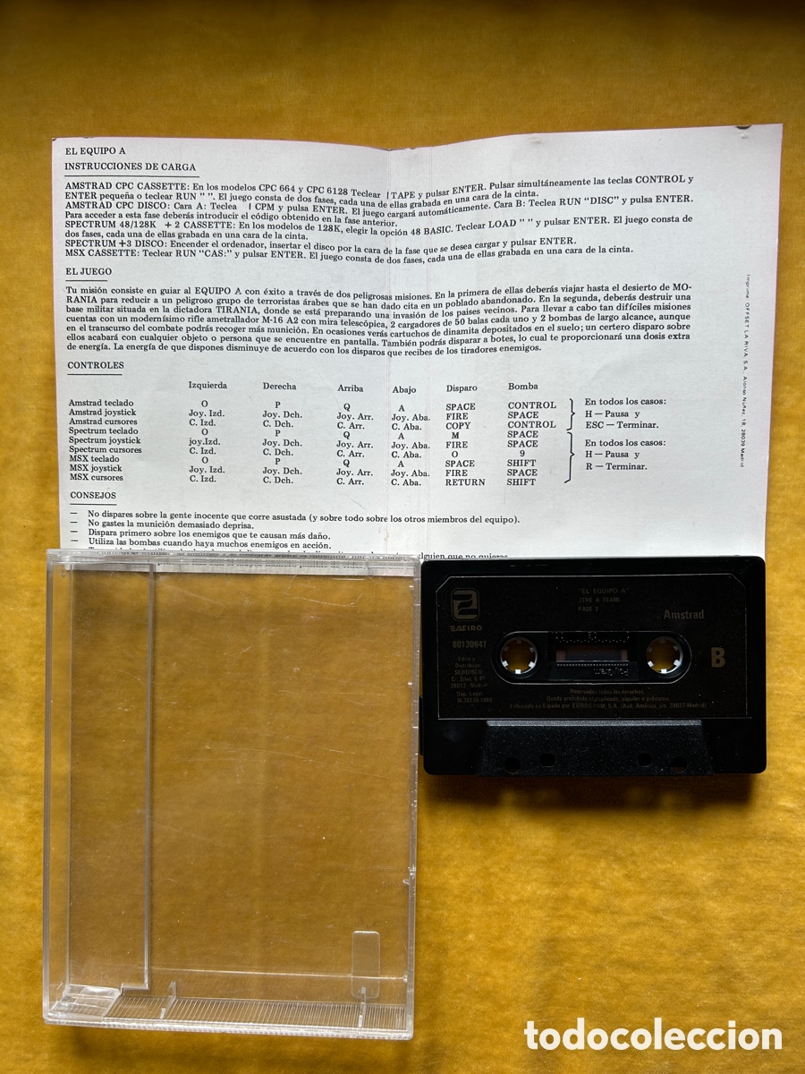 Videojuegos y consolas: Pack Amstrad Equipo A/ Drazen Petrovic - Foto 4