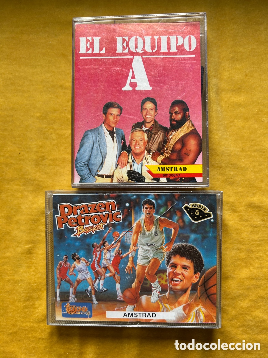 Videojuegos y consolas: Pack Amstrad Equipo A/ Drazen Petrovic - Foto 1