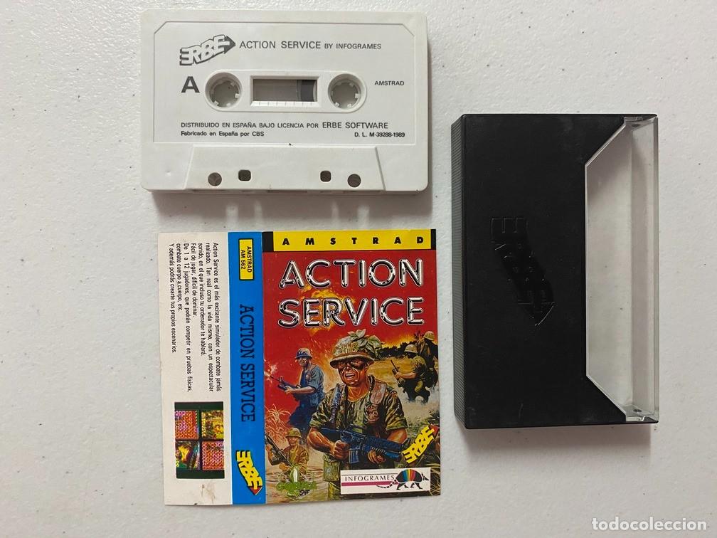 Videojuegos y consolas: ACTION SERVICE - VIDEOJUEGO AMSTRAD CPC 464 - Foto 2