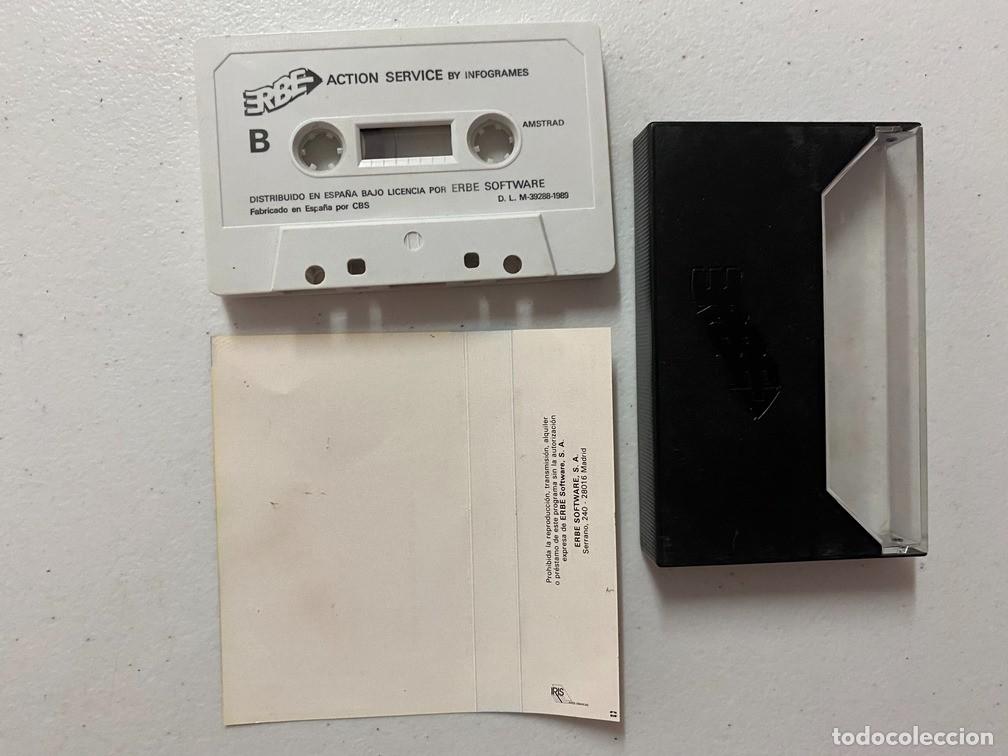 Videojuegos y consolas: ACTION SERVICE - VIDEOJUEGO AMSTRAD CPC 464 - Foto 3