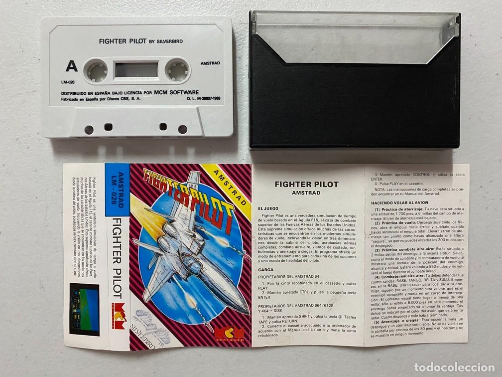 Videojuegos y consolas: FIGHTER PILOT - VIDEOJUEGO AMSTRAD CPC 464 - Foto 2