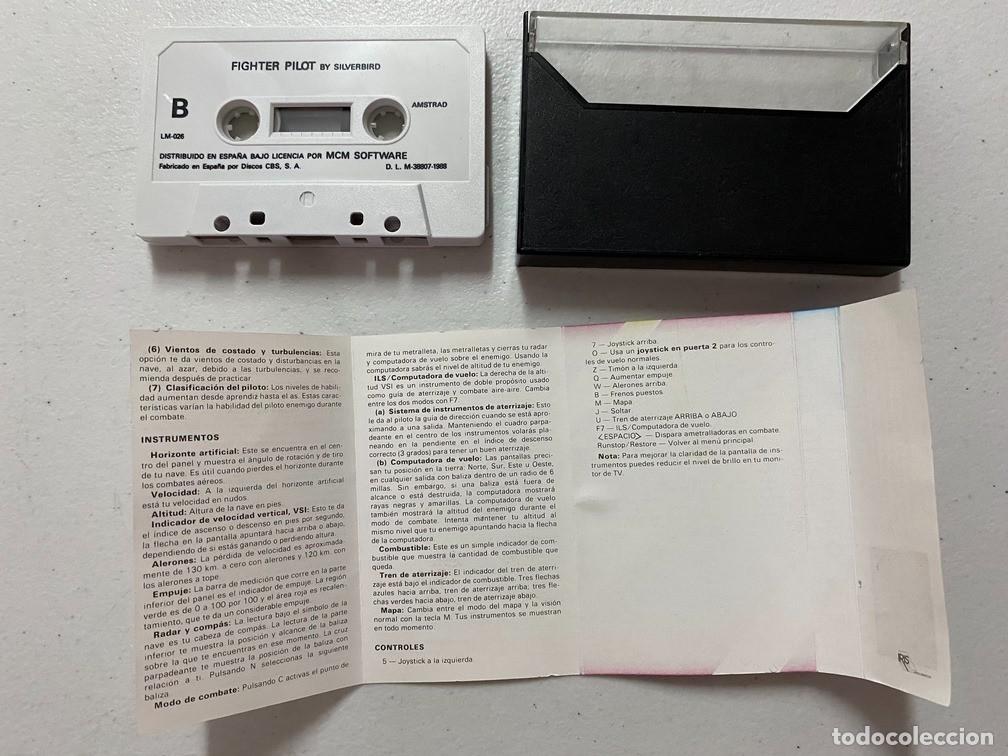 Videojuegos y consolas: FIGHTER PILOT - VIDEOJUEGO AMSTRAD CPC 464 - Foto 3