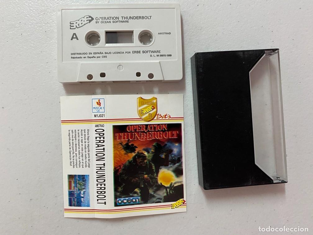 Videojuegos y consolas: OPERATION THUNDERBOLT - VIDEOJUEGO AMSTRAD CPC 464 - Foto 2